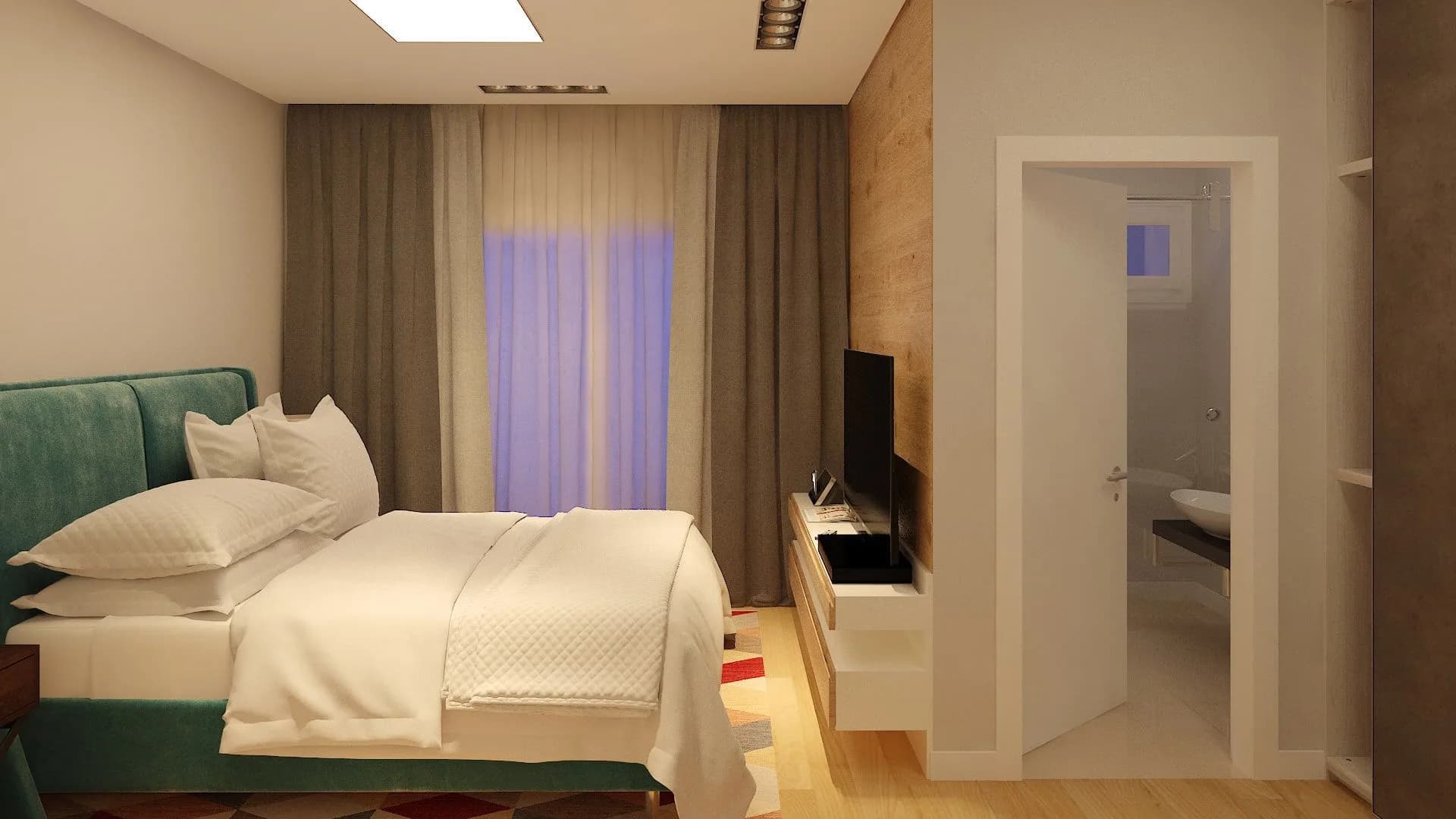 Suíte — apartamento tipo 2