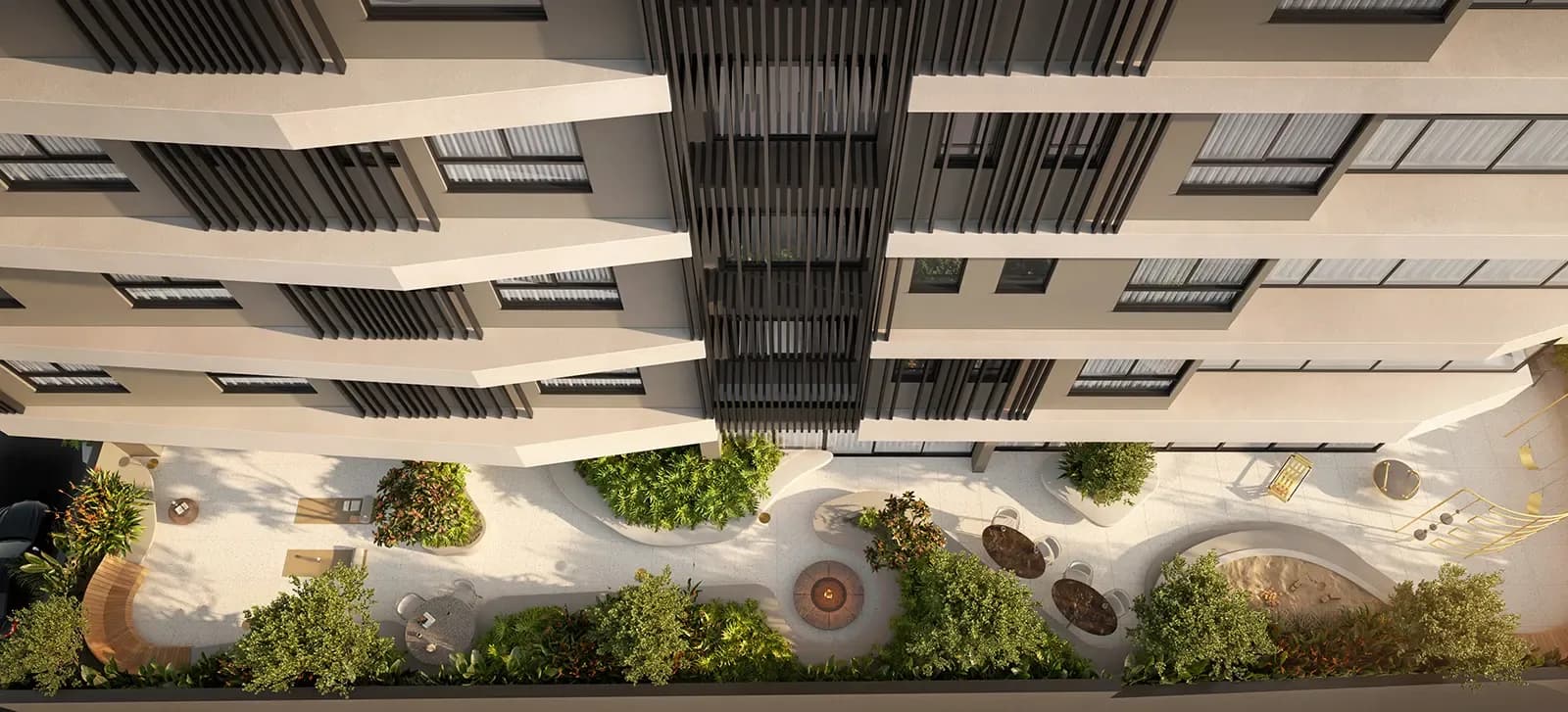 Garden — vista superior